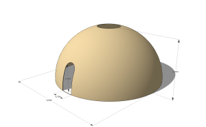 A sigloo is a ultra-low cost solar sintered igloo, and provides housing for people in need of a basic shelter.